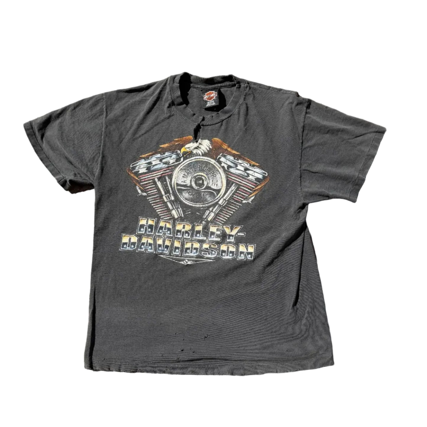 Vintage Harley Davidson Rocky Mountain Tee Grey