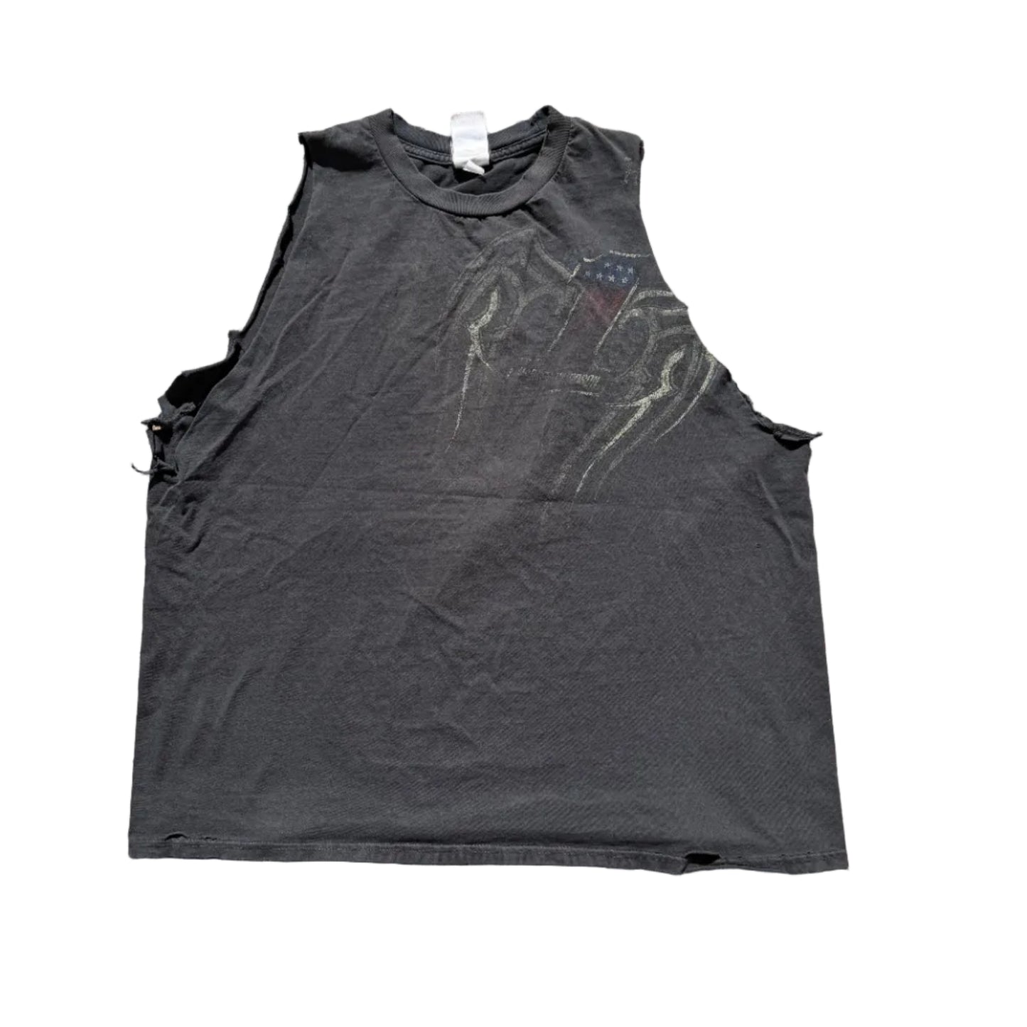 Vintage High Country Cutoff Tee Black