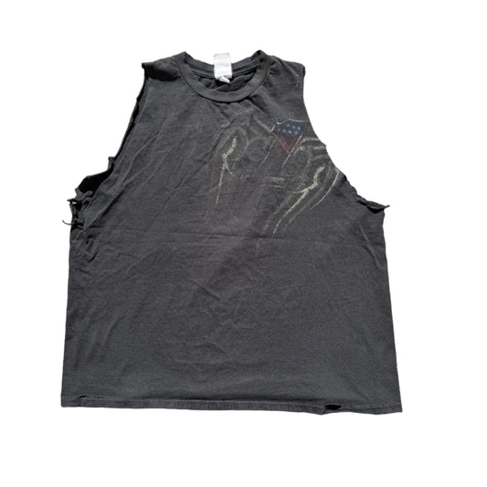 Vintage High Country Cutoff Tee Black