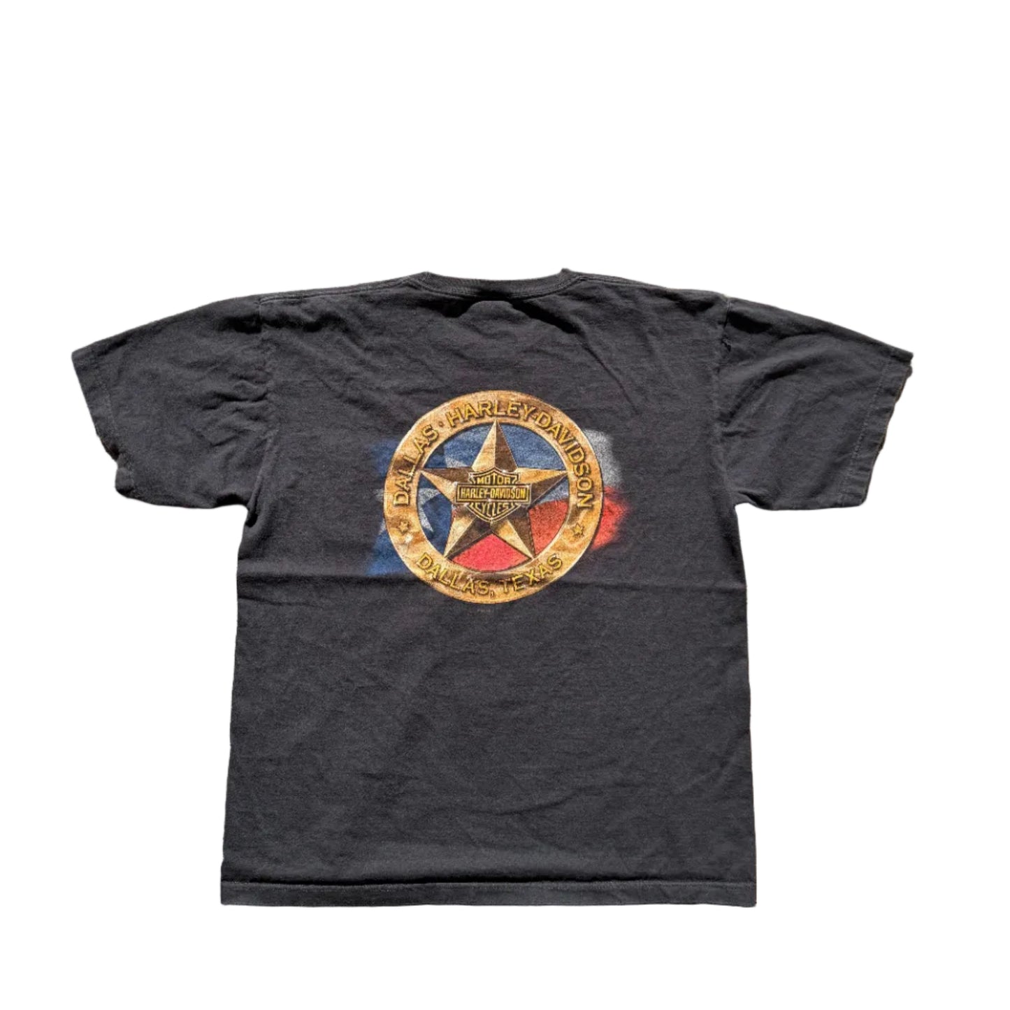 Vintage Harley Dallas Tee Black