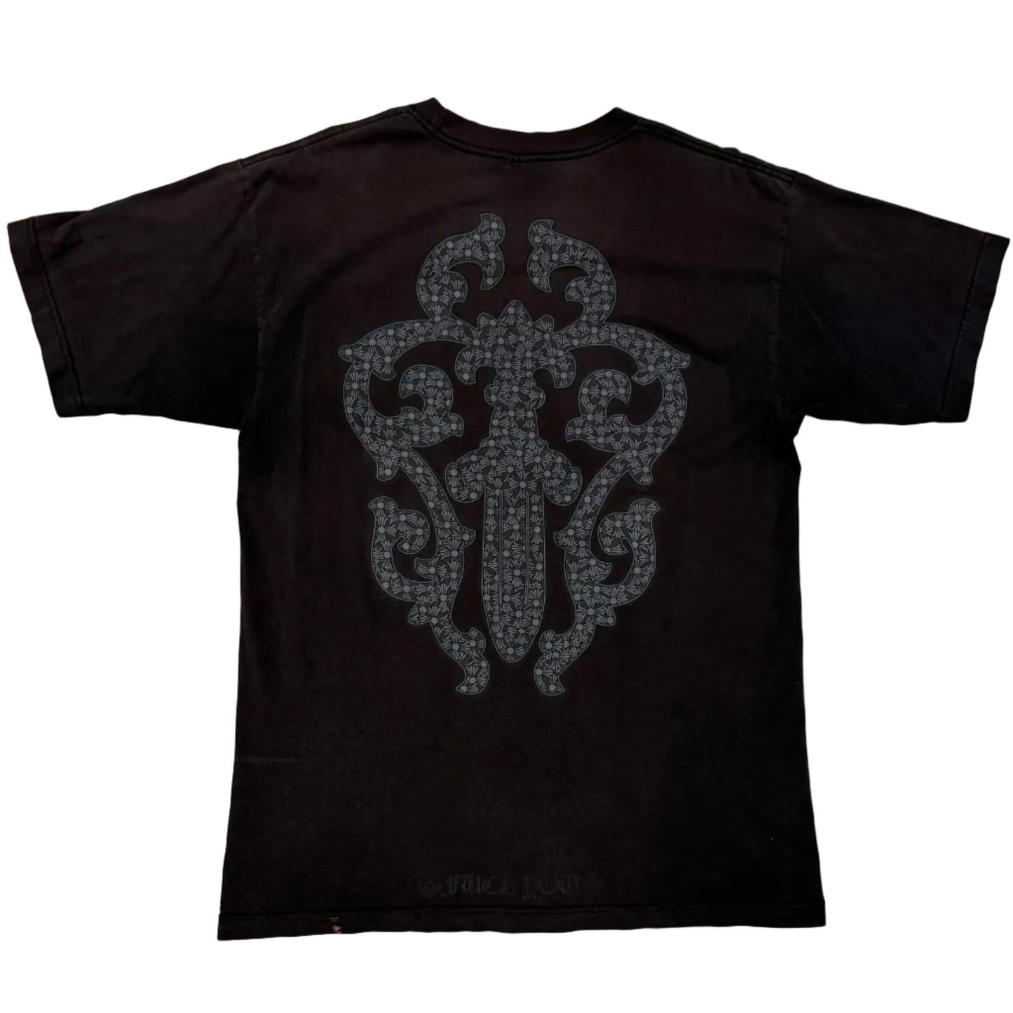 Vintage Chrome Hearts Dagger "Fuck You" Tee Black