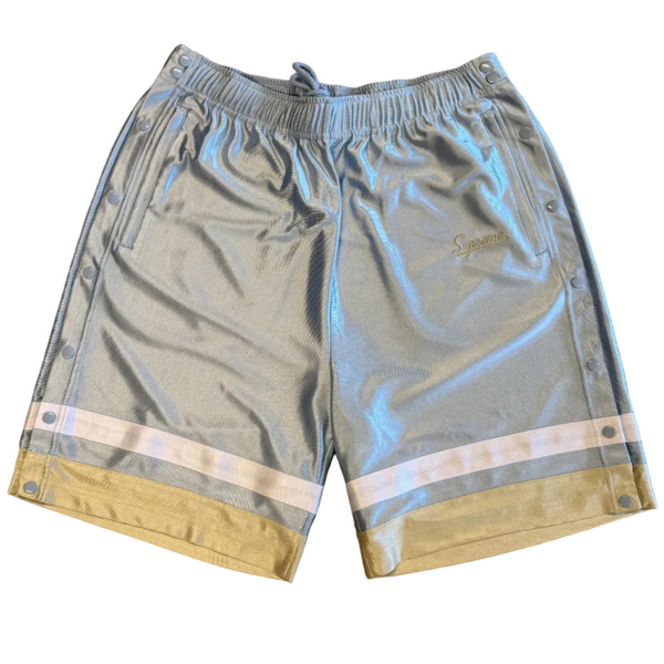 Supreme SS25 Dazzle Breakaway Shorts Blue