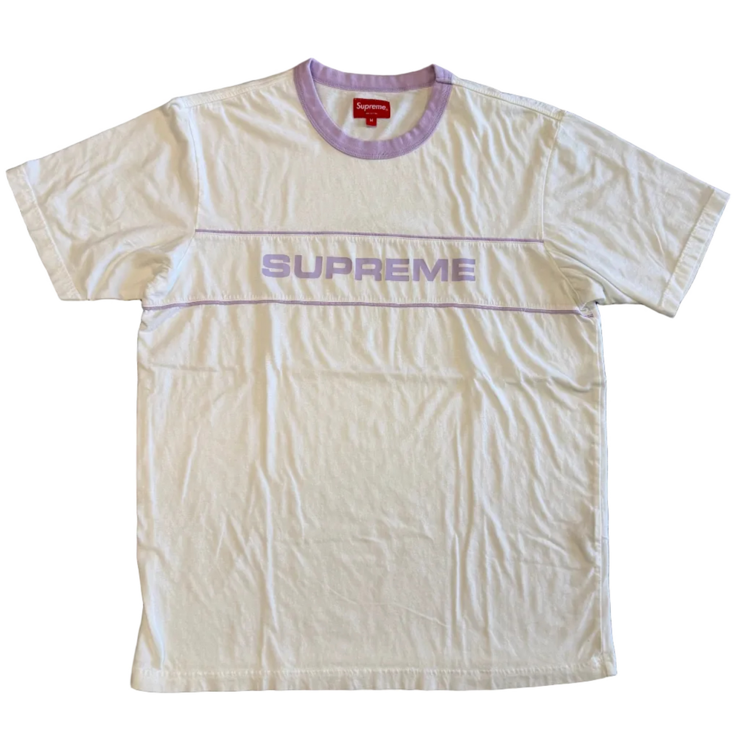USED Supreme SS18 Team Ringer Tee White