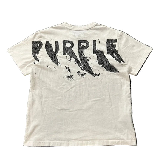 USED Purple Brand Tee White