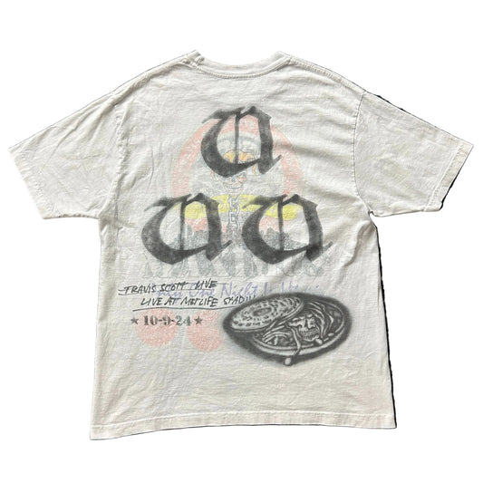 USED Travis Scott Utopia Metlife Tee Grey