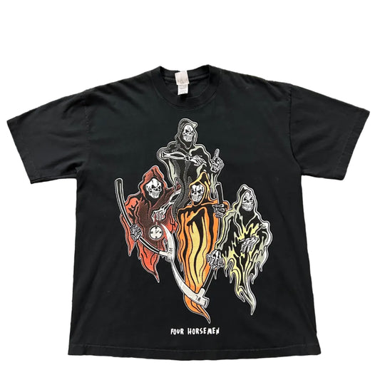 USED Warren Lotas Grim Reaper Tee Black