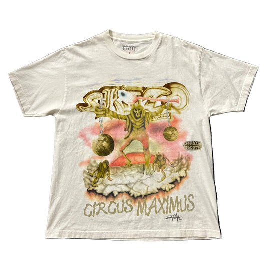 USED Travis Utopia Circus Tee Cream