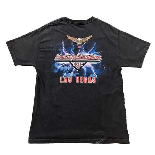 USED Harley Las Vegas Cafe Tee Black