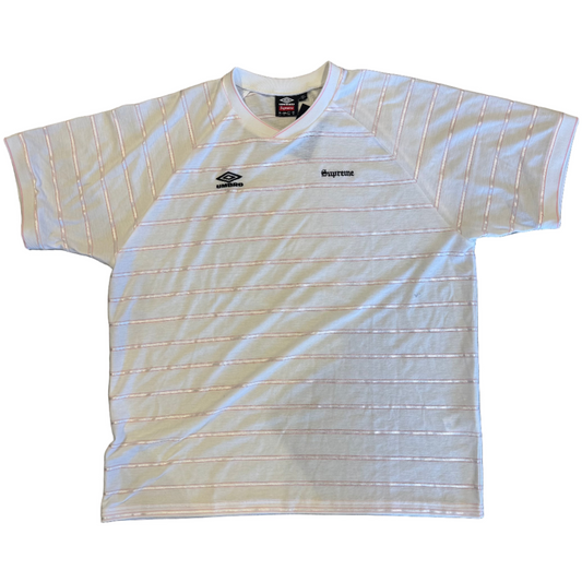 USED Supreme Umbro Stripped Jersey