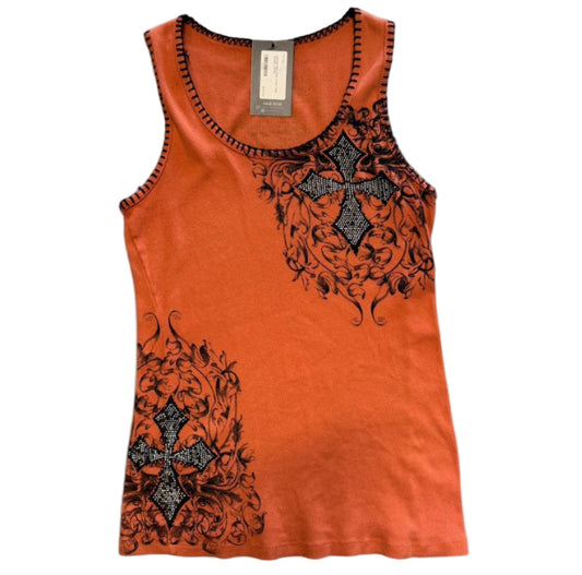 Vintage How Cute Cross Tank