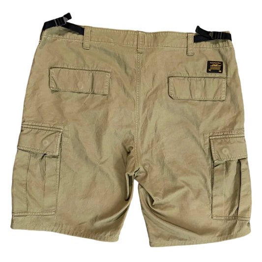 USED Bape A Bagthing Ape Cargo Shorts Olive