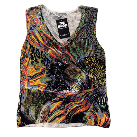 Vintage Alberto Makali Tank With Gems