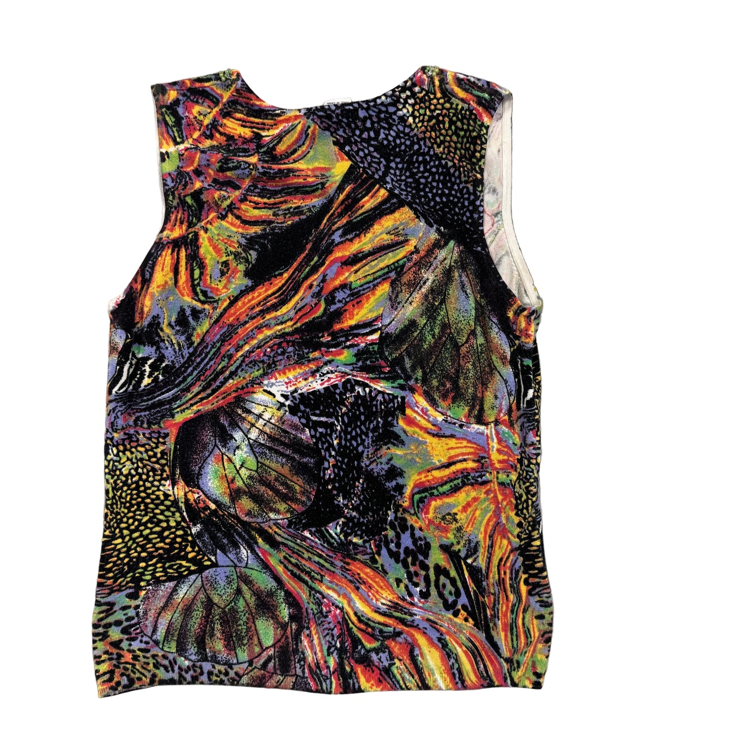 Vintage Alberto Makali Tank With Gems