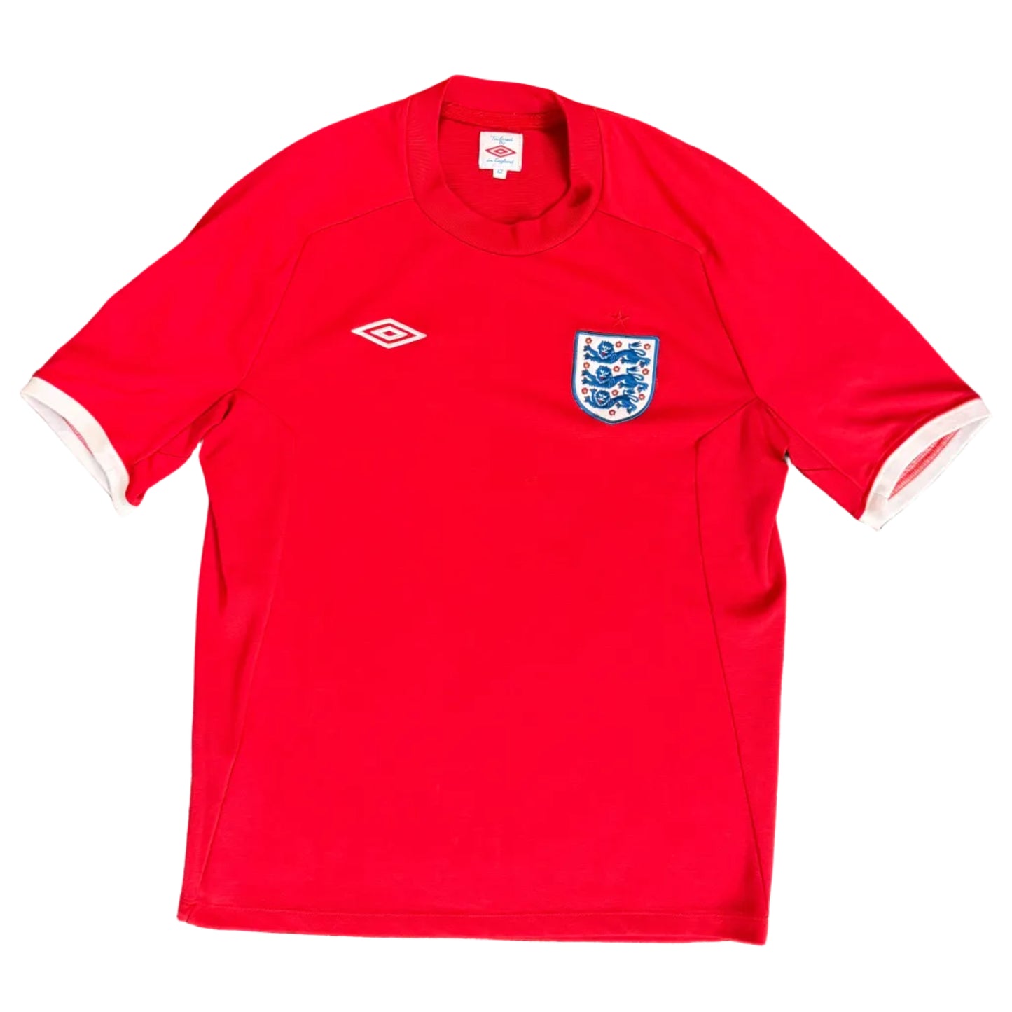 Vintage Umbro England 2010 Jersey Red