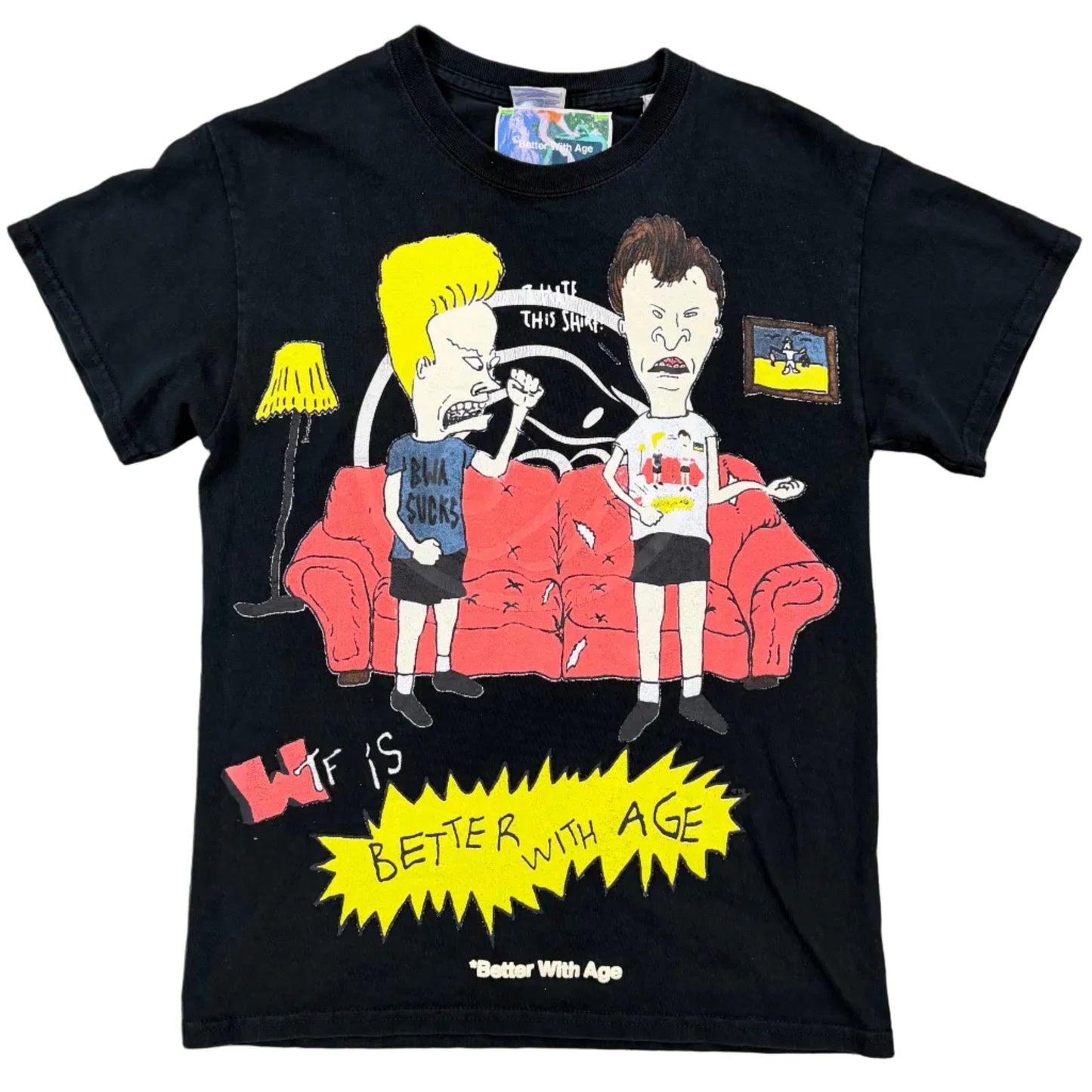 Better With Age Dumb Tee Black