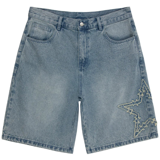 Pythia Frayed Barbwire Star Jorts