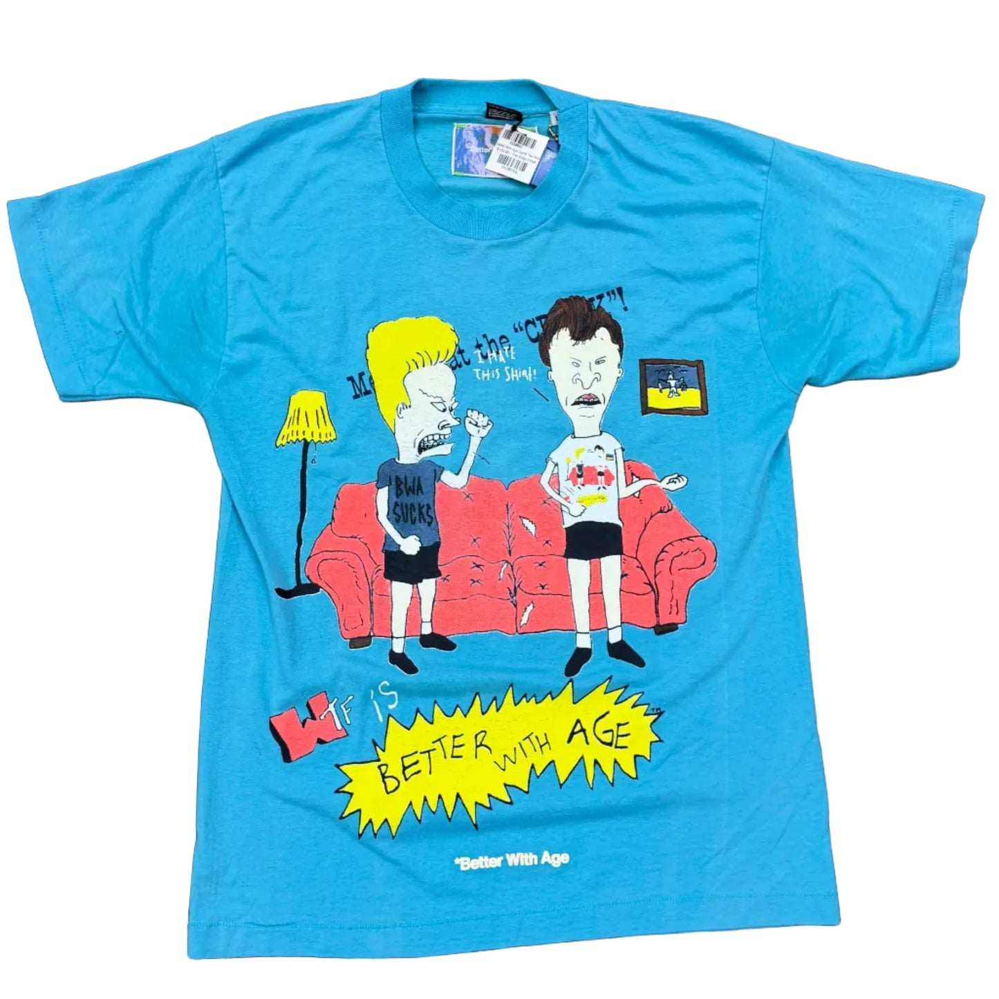 Better With Age Dumb Tee Blue