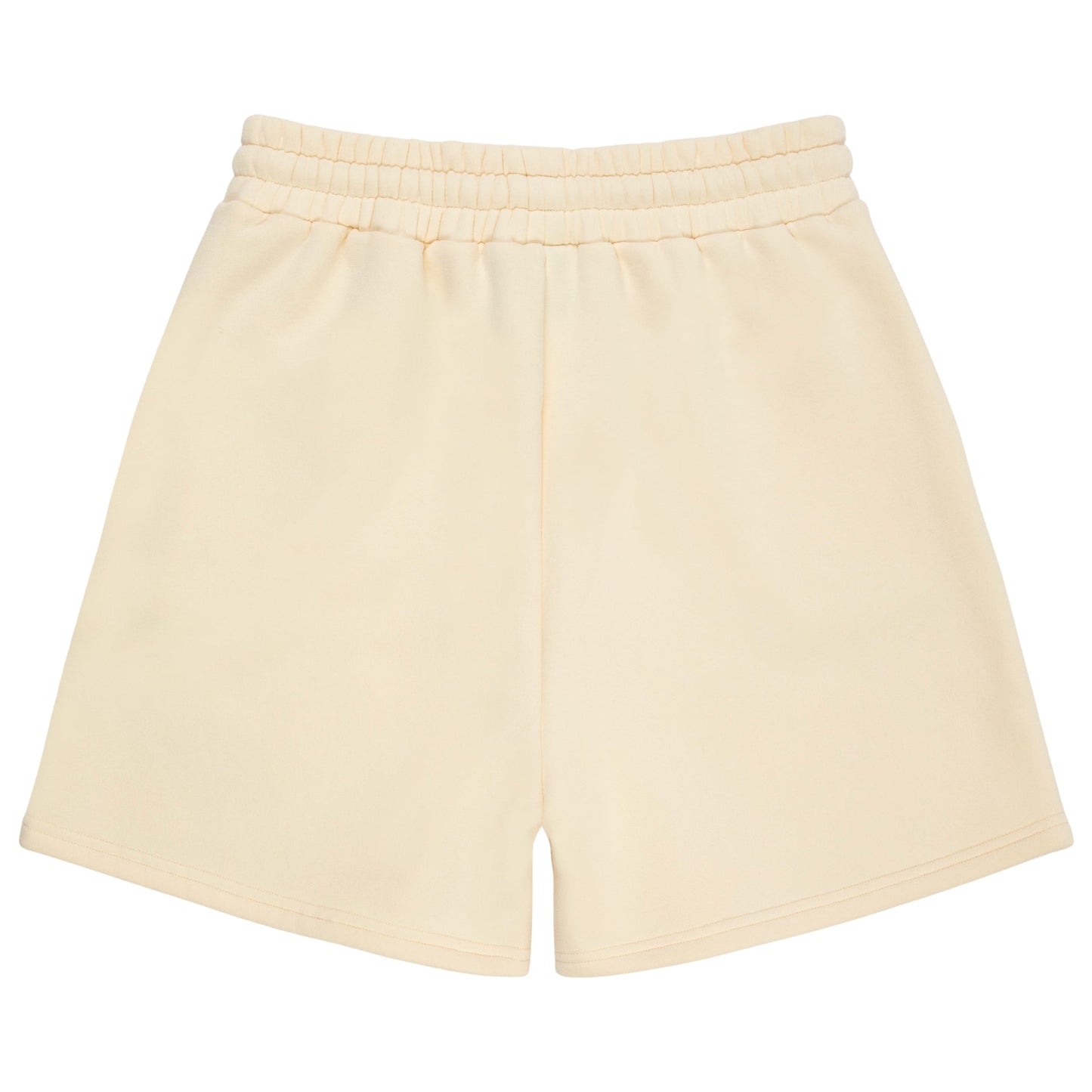 STUDDED SWEAT SHORT - CREAM