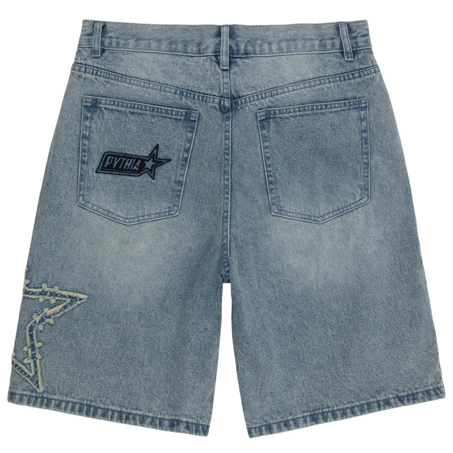 Pythia Frayed Barbwire Star Jorts