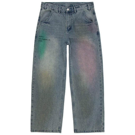 Pythia Pastel Baggy Denim Jeans