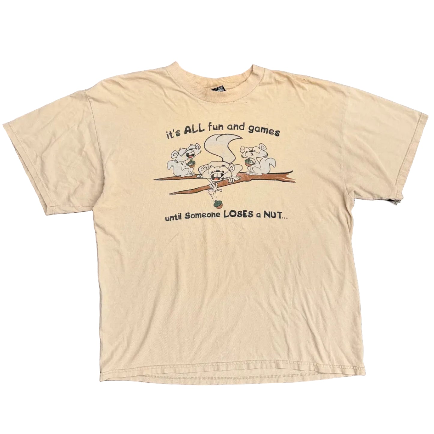 Vintage Looses A Nut Tee Tan