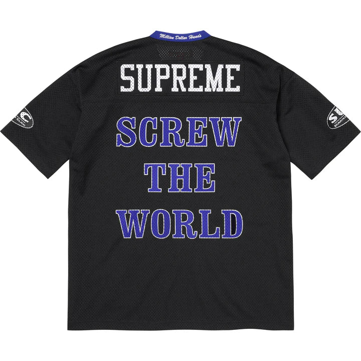 Supreme DJ Screw Football Jersey Black