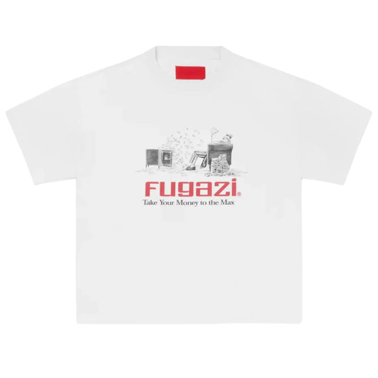 Fugazi Moneymaxing Tee White