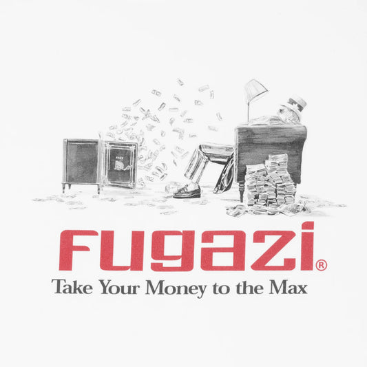 Fugazi Moneymaxing Tee White