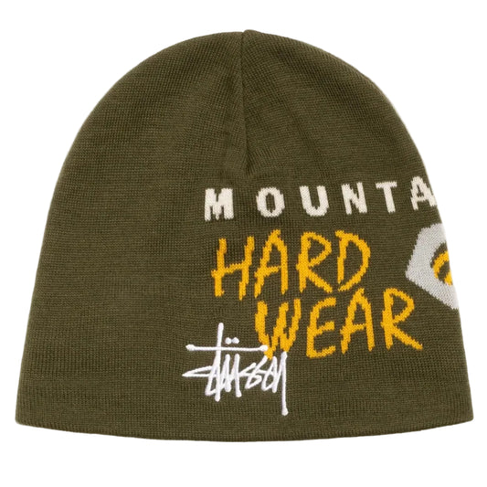 Stussy x Mountain Hardwear Caelum Dome Beanie Olive