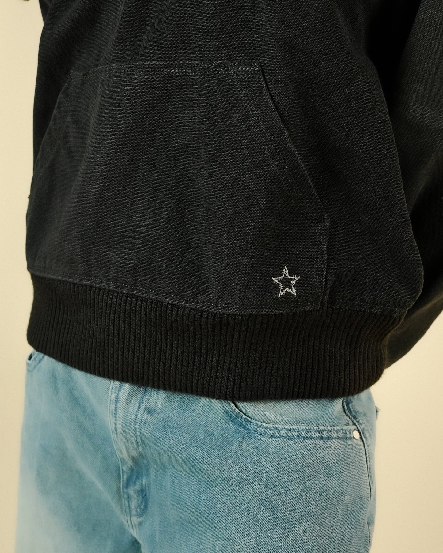 CANVAS WORK JACKET - VINTAGE BLACK