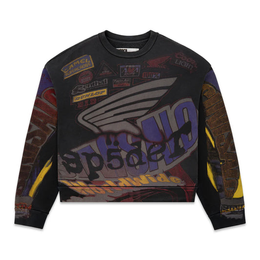 Sp5der TROMPE-L’ŒIL CREWNECK