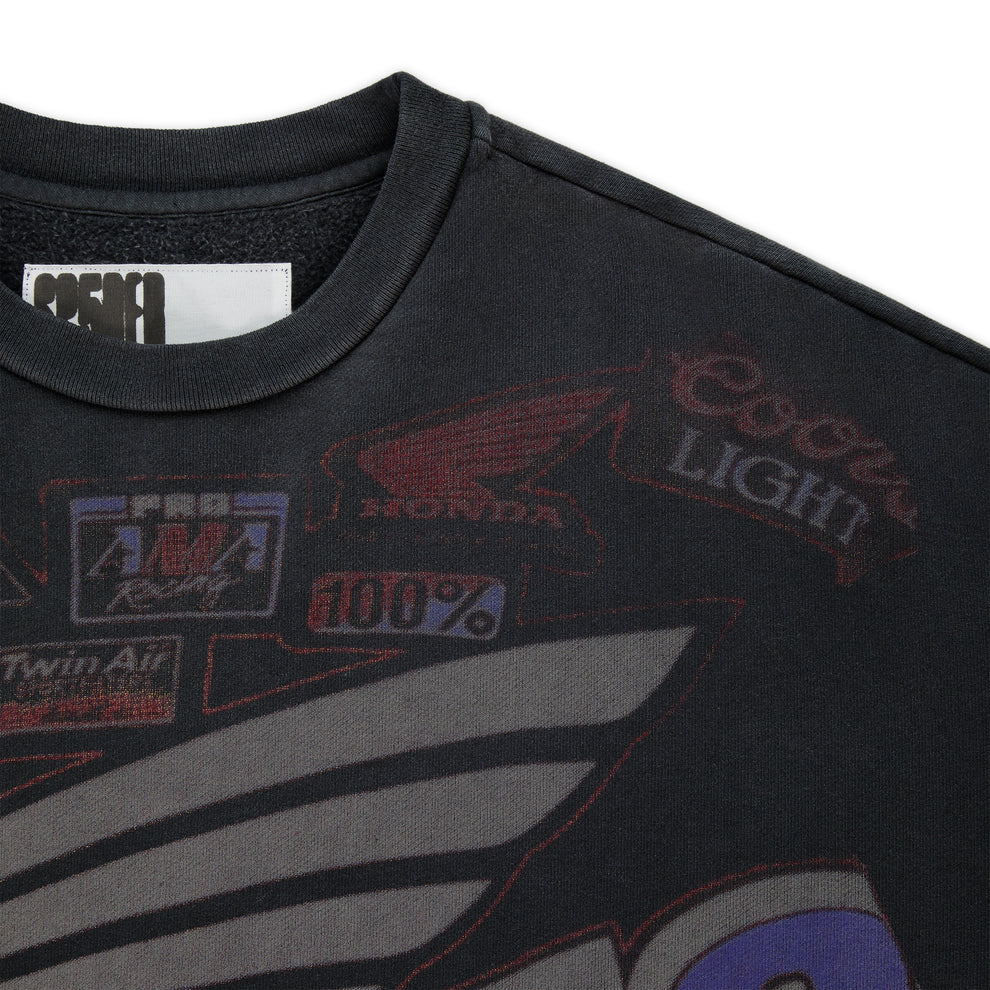 Sp5der TROMPE-L’ŒIL CREWNECK