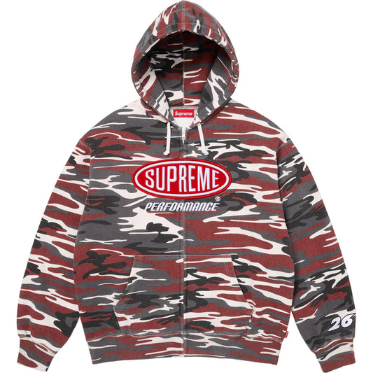 Supreme Performance Zip Up Red Camo