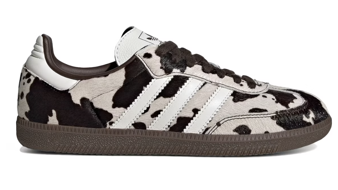 Samba OG WMNS "Cow Print Dark Brown White"