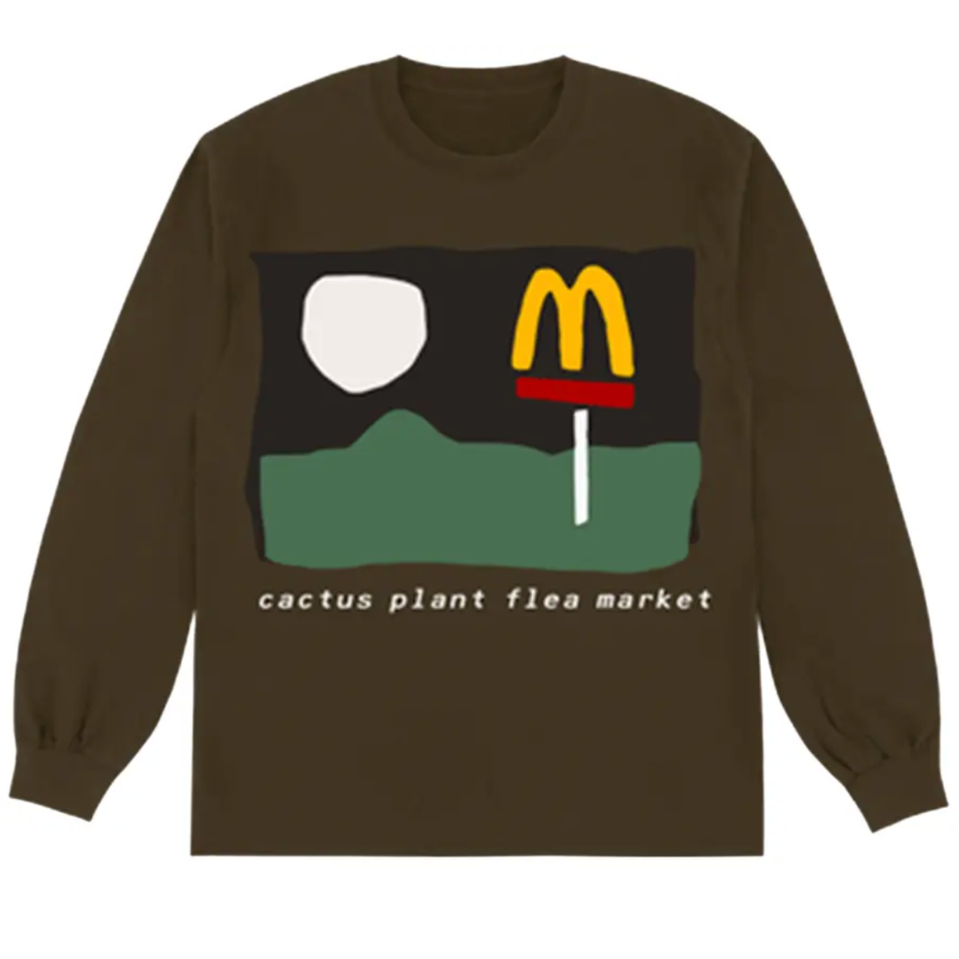 Cactus Plant Flea Market x McDonald's 24/7 Long Sleeve T-shirt