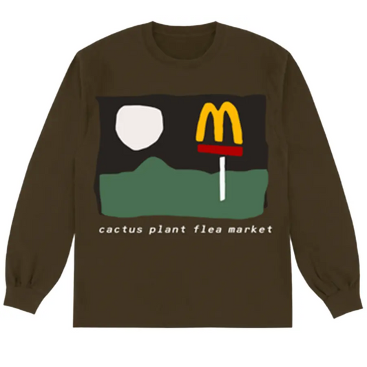 Cactus Plant Flea Market x McDonald's 24/7 Long Sleeve T-shirt
