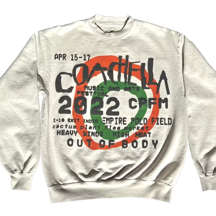 Cactus Plant Flea Market Coachella x CPFM Weekend 1 Crewneck