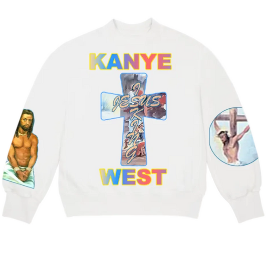 AWGE x Kanye Jesus is King Sunday Service Cross Crewneck
