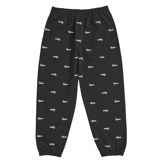 Supreme Repeat Script Sweatpant Black
