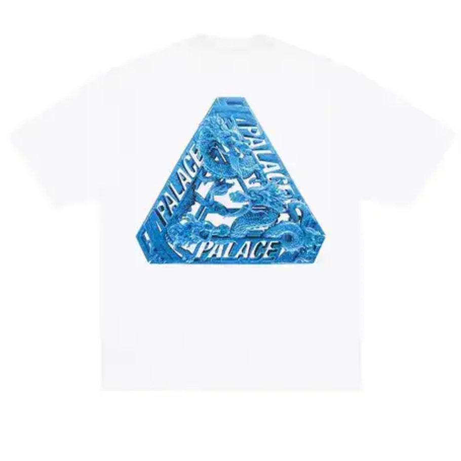 Palace Hong Kong Exclusive Dragon Tri-Ferg Tee White