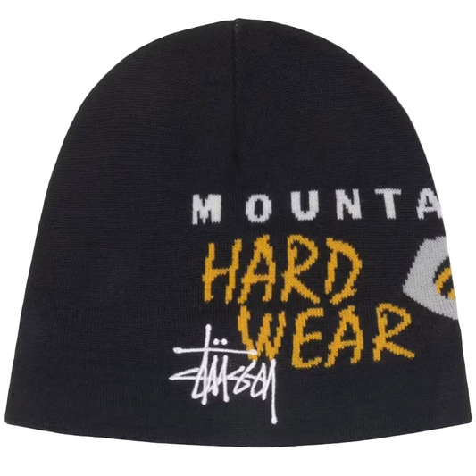 Stussy x Mountain Hardwear Caelum Dome Beanie Black