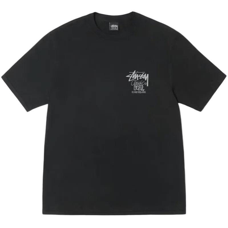 Stussy Classic Gear Pigment Dyed Tee Black