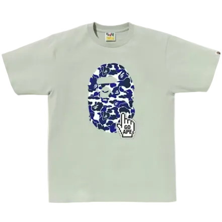 Bape Camo Pointer Big Head Tee Mint