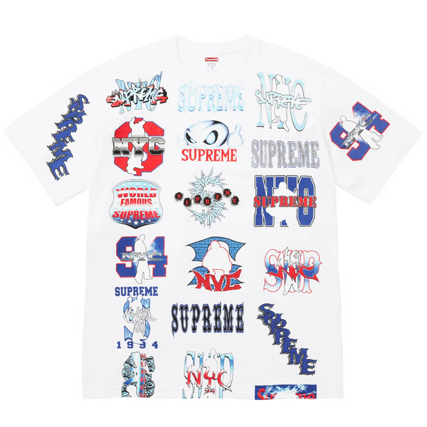 Supreme SS26 Flash Tee White