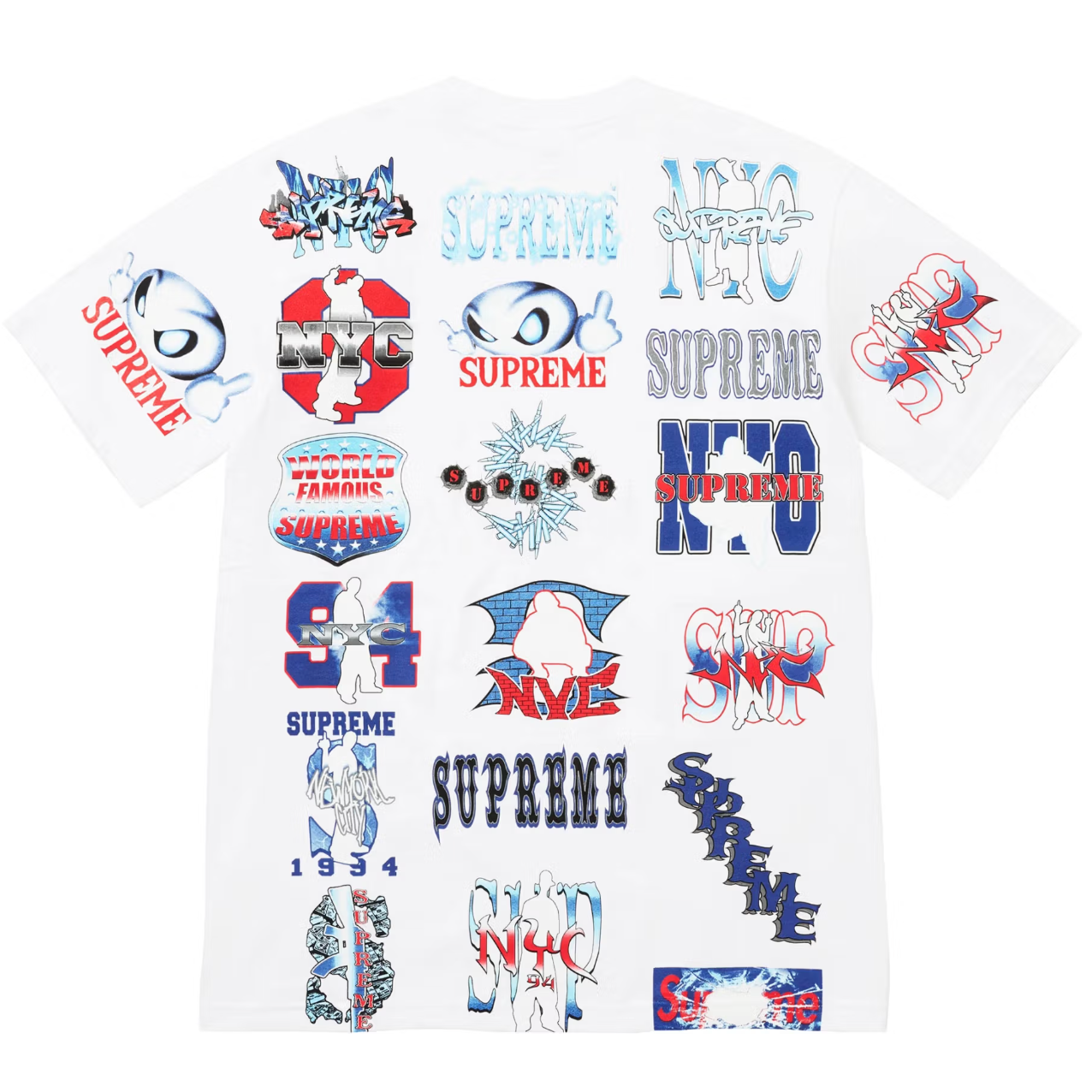 Supreme SS26 Flash Tee White