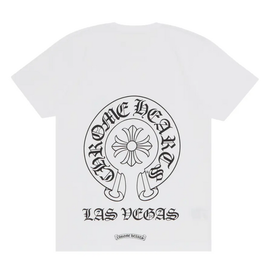 Chrome Hearts Las Vegas Horseshoe Tee White