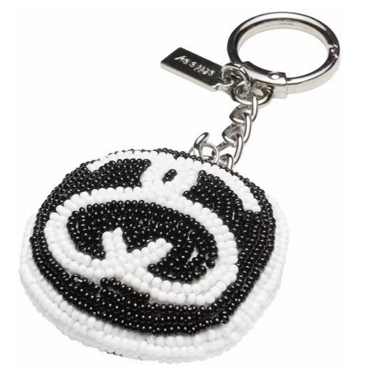 Stussy SS Link Beaded Ball Keychain Multicolor