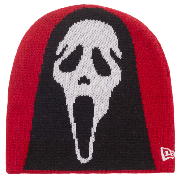 Supreme New Era Ghostface Beanie Red