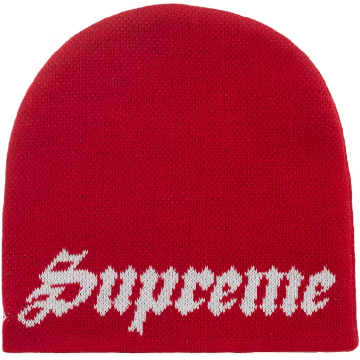 Supreme New Era Ghostface Beanie Red