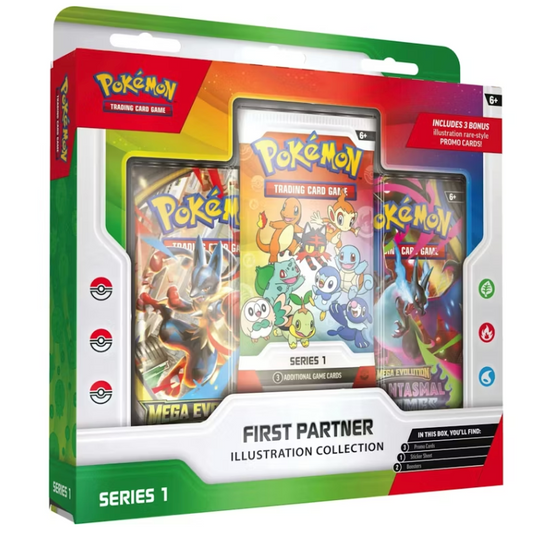 2026 Pokémon First Partner Illustration Collection Series 1 Box
